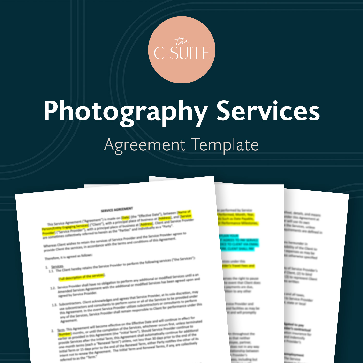 Photography Services Agreement Template