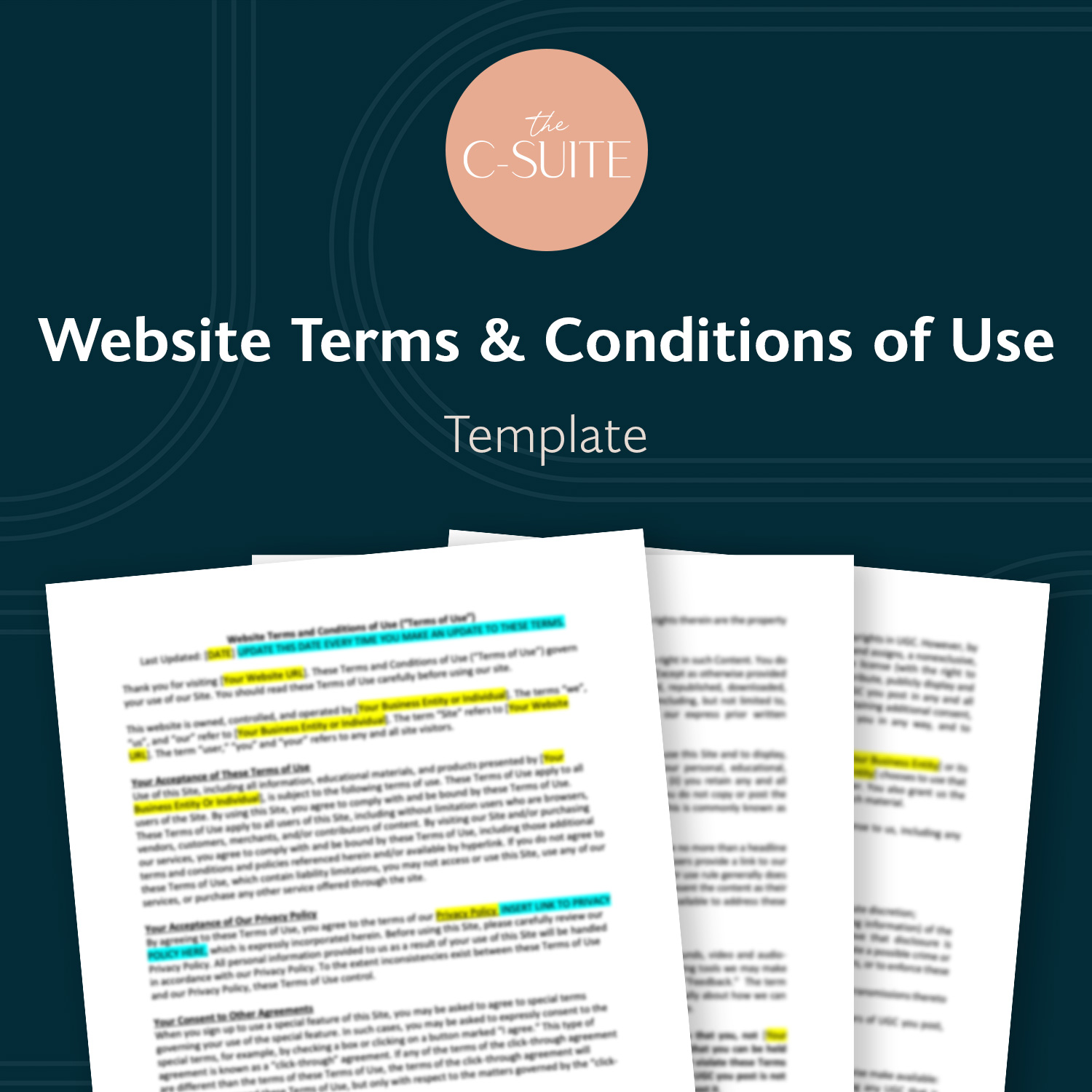 Website Terms & Conditions Template