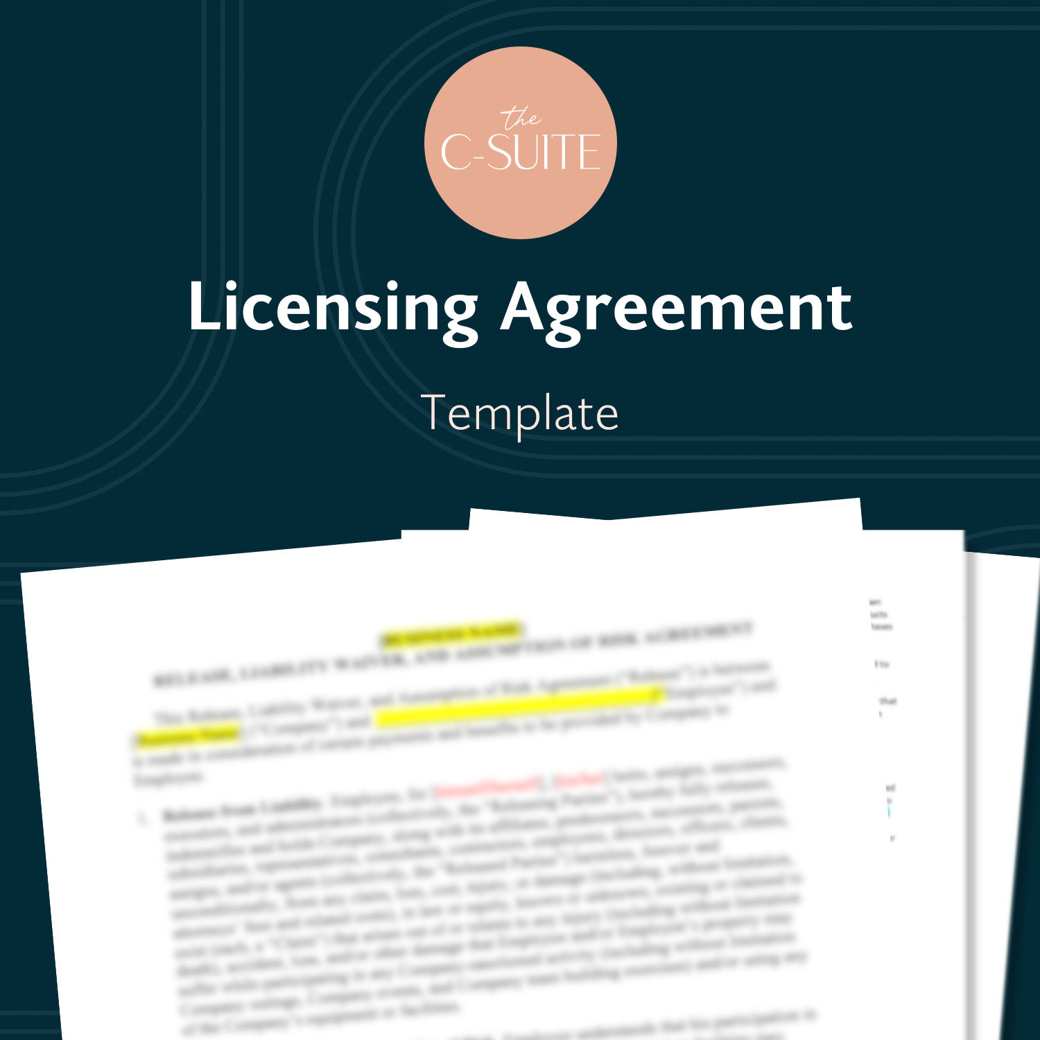 Licensing Agreement Template